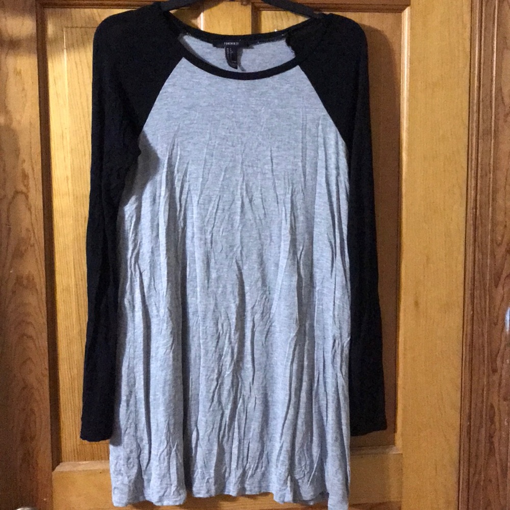 Forever 21 Long Sleeve Dress/ Long Shirt